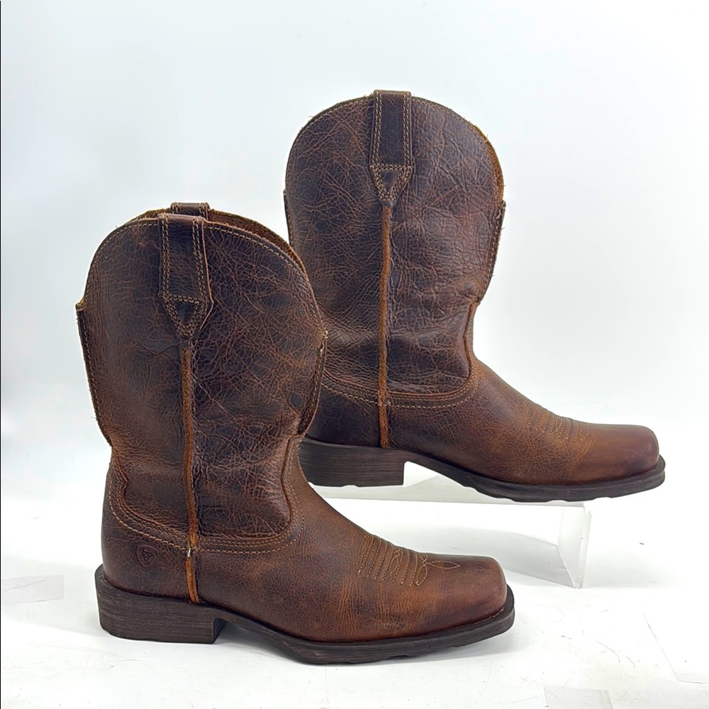 Ariat Distressed Brown Leather Western Boots